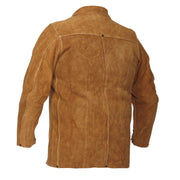 Leather Welding Jacket - Hi Vis Safety