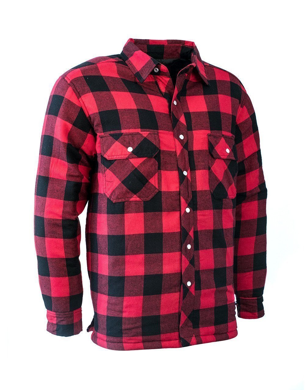 Red Buffalo Plaid Quilt-Lined Flannel Shirt Jacket – Forcefield