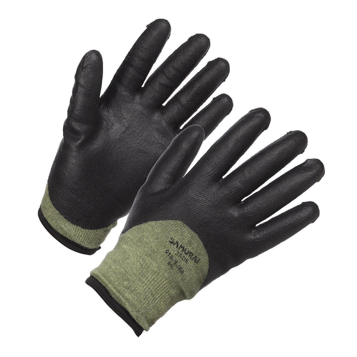 Samurai Jade Level 5 Cut Resistant, Insulated and 3/4 Nitrile Coated High  Performance Work Glove