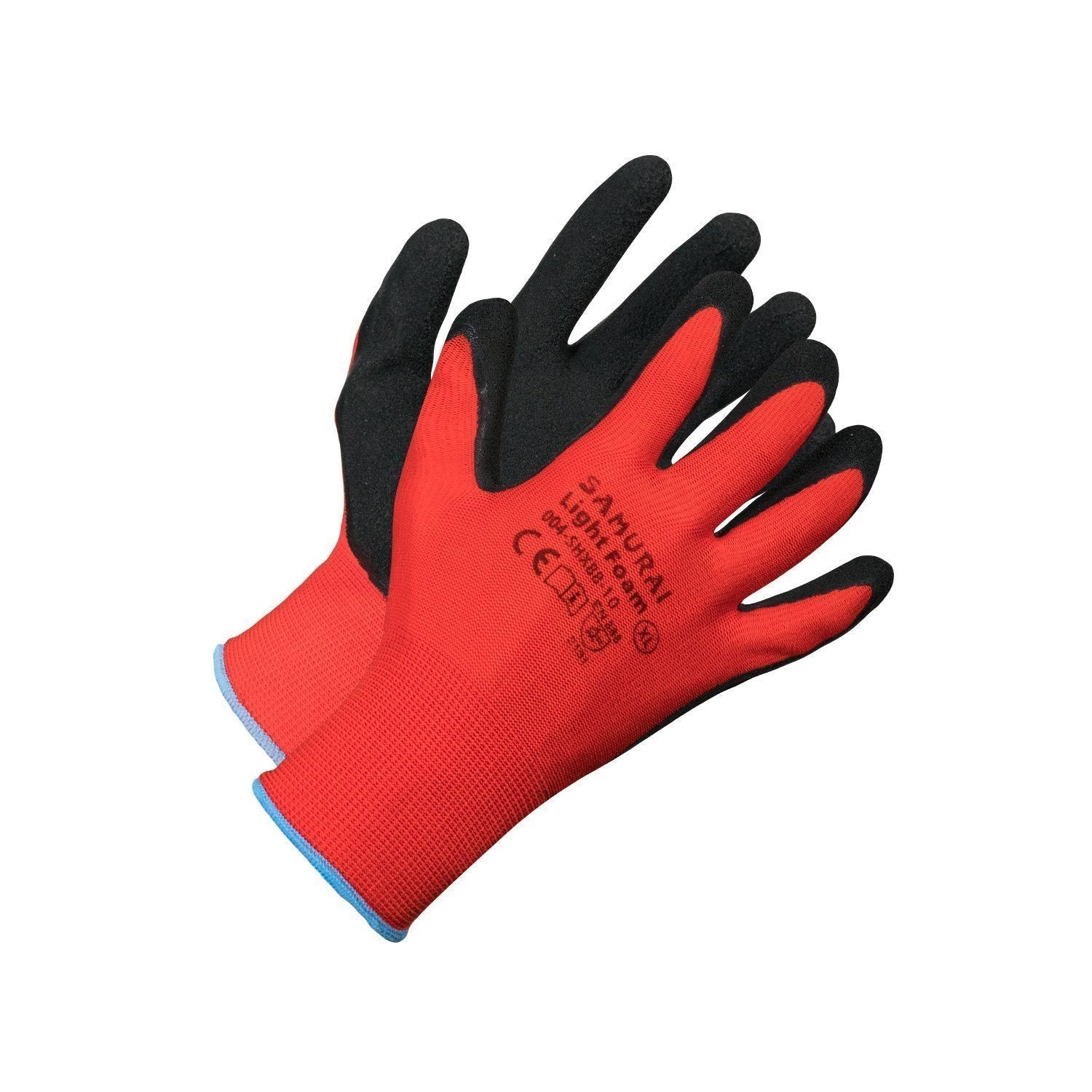 Sticky Glove Silicone Tread Grip Mechanic's Glove with TPR Knuckle Bumper, M